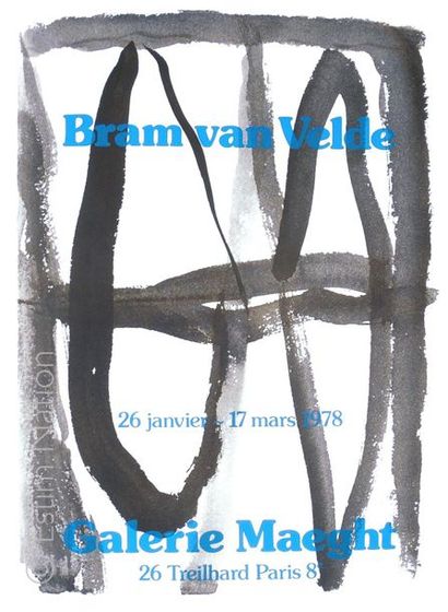 BRAM VAN VELDE - MAEGHT Bram Van VELDE (1895-1981) d'après

Affiche composition en...