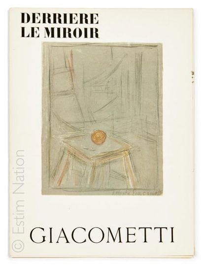 GIACOMETTI - MAEGHT DLM Derrière le miroir, n° 65 mai 1954 - GIACOMETTI
Texte : Jean-Paul...