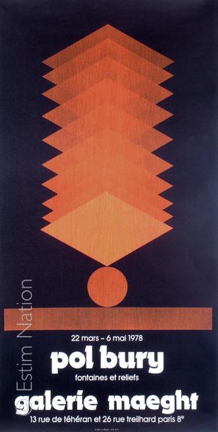 BURY - MAEGHT Pol BURY (1922-2005) d'après

Affiche composition géométrique
Affiche...