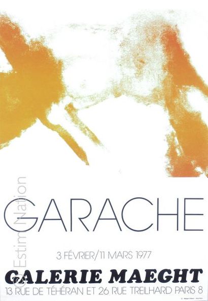 GARACHE - MAEGHT Claude GARACHE (1929) d'après

Affiche Nu accroupi.
Affiche lithographique...