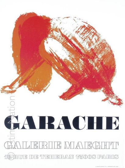 GARACHE - MAEGHT Claude GARACHE (1929) d'après

Affiche "Nu accroupi", 1975
Affiche...