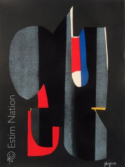 KIJNO LADISLAS (1921-2012) Ladislas KIJNO (1921-2012)

Composition

Lithographie...