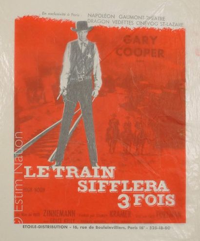 MAQUETTE D'AFFICHE DE CINEMA Eric FAUGERE

The train will whistle three times, film...