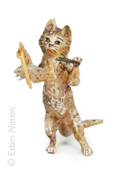 BRONZE DE VIENNE "Dresseur de souris"

Sujet en bronze polychrome "dit bronze de...