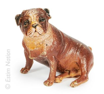 BRONZE DE VIENNE "Bulldog assis"

Sujet en bronze polychrome "dit bronze de Vienne"...