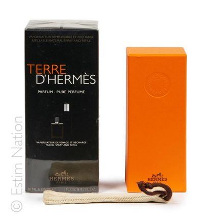 HERMES VAPORISATEUR de voyage et sa recharge "Terre d'Hermès"pour homme (30 ml) (état...