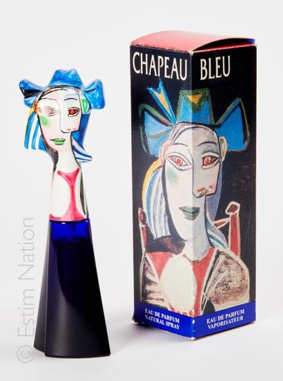 MARINA PICASSO « Chapeau Bleu » Creation de Marina Picasso, ce flacon buste de femme...