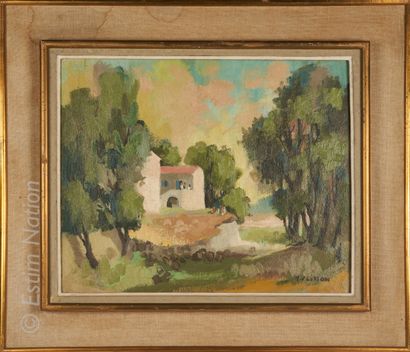ART CONTEMPORAIN - PLISSON Henri PLISSON (1908-2002)



"Judge's Mas"



Oil on canvas,...