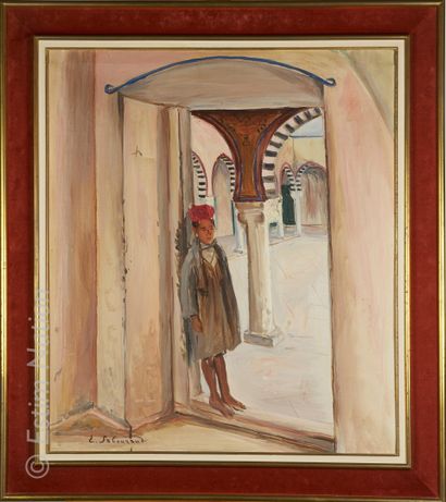 Art du XXe siècle Emile SABOURAUD (1900-1996)



Zaouia, Djerba.



Oil on canvas,...