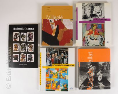 LOT DE LIVRES Set of 5 books on the theme of CONTEMPORARY ART 



(Without warranty...