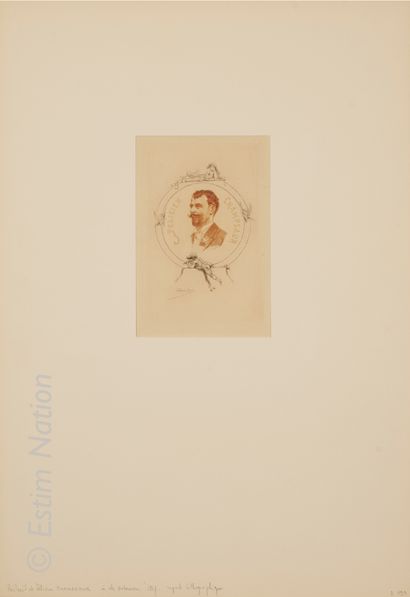 FÉLICIEN ROPS Félicien ROPS (1833-1898)



Portrait de Félicien Champsaur, illustration...