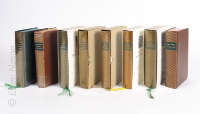 LA PLEIADE Ensemble de 7 volumes des éditions La Pléiade dont Baudelaire, Mallarmé,...