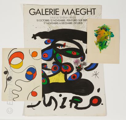 EDITIONS MAEGHT ET DIVERS D'après Joan MIRO (1893-1983)



Suite de trois affiches...