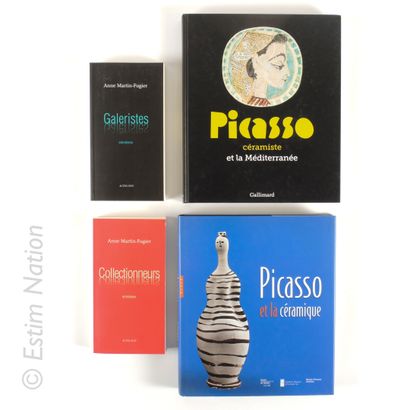 LOT DE LIVRES Set of 4 books on the theme of PICASSO CERAMIST and MISCELLANEOUS....