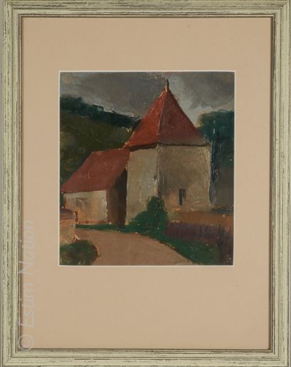 ART MODERNE - LOUIS DESBOIS Attribué à Louis DESBOIS (1878-1937)



Paysage de montagne

Pastel...