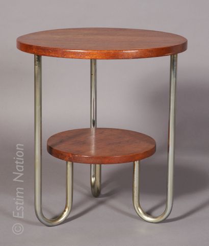DESIGN - GUERIDON 
In the taste of Marcel BREUER (1902-1981)









Pedestal table...