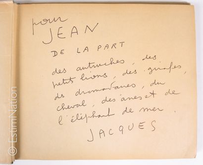 Jacques PREVERT PREVERT (Jacques)

Contes pour enfants pas sages, Paris, éditions...