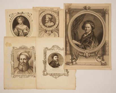GRAVURES ANCIENNES Collection de gravures et estampes des XVIIe, XVIIIe et XIXe siècles...