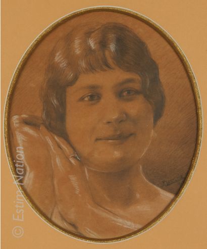 Art du XXe siècle Ecole française début XXe siècle



Portrait de jeune femme



Dessin...