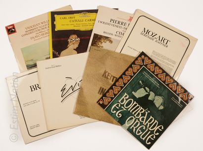 VINYLES VINTAGE - MUSIQUE CLASSIQUE Important collection of 33T classical music records...