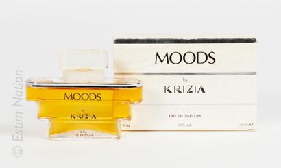 KRIZIA « Moods » Flacon en verre de forme sculpturale, titré sur une face « Moods...