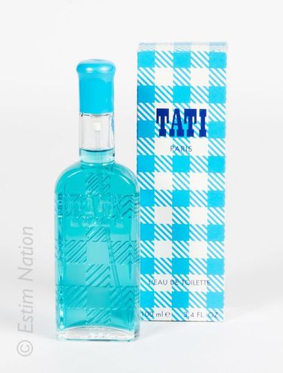 TATI Glass spray bottle containing 100mL of Eau de Toilette. Engraved on one side...