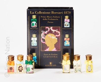 BORSARI « La Collection Borsari » Coffret contenant 6 flacons, « Violetta de Parme...