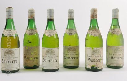 BOURGOGNE 10 bouteilles : 6 SANCERRE 1981 Cave de la Petite Fontaine, 2 SAINT-VERAN...