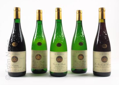 LOIRE 10 bouteilles : 5 COTEAUX DU LAYON 2002 "Cuvée du Paradis" Doué de la Fontaine,...