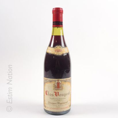 BOURGOGNE 1 bouteille CLOS VOUGEOT 1980 Domaine Georges Mugneret-Gibourg (étiquette...