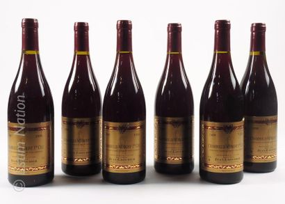 BOURGOGNE 6 bouteilles CHAMBOLLE-MUSIGNY 1999 1er Cru Jean Groubier (étiquettes ...