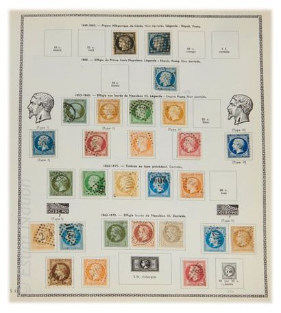 Timbres France

Album de timbres neufs et oblitérés de 1849 à 1970 environ comprenant...