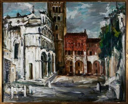 ATELIER JACQUES THIOUT Jacques THIOUT (1913-1971)

"Piazza San Martino (Lucca)"

Huile...
