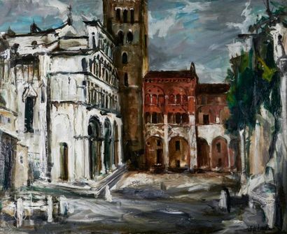 ATELIER JACQUES THIOUT Jacques THIOUT (1913-1971)

"Piazza San Martino (Lucca)"

Huile...