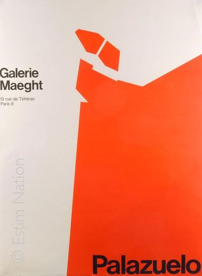 null Ensemble d'affiches éditées pour la Galerie Maeght, impression Arte Paris, Maeght...