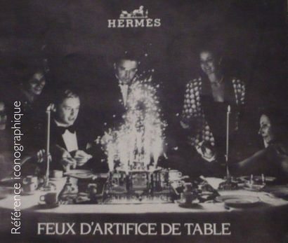HERMES (PRINTEMPS - ETE 1987) BOITE pyrotechnique anniversaire "FEUX D'ARTIFICES"...