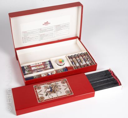 HERMES (PRINTEMPS - ETE 1987) Anniversary fireworks box "ARTIFICIAL FIREWORKS" composed...