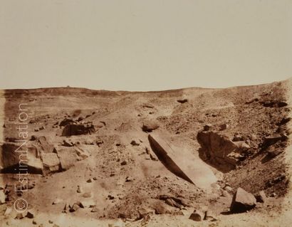 Félix TEYNARD (Français, 1817-1892) Aswan, Syene - Granite Quarries - Old Extraction...