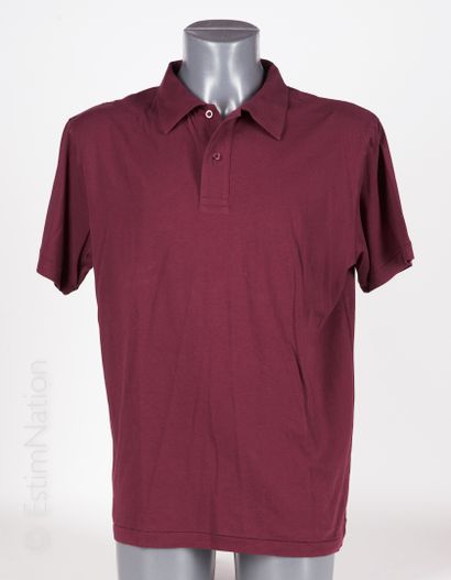 BRUCE FIELD COLLECTION TROIS POLOS en coton dont un nid d'abeille brique, bordeaux...