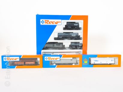 MODELISME FERROVIAIRE ROCO - FREIGHT TRANSPORT



Set with four boxes and a set that...