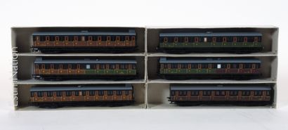 MODELISME FERROVIAIRE FRANCE TRAINS 



Set of passenger cars for the Eastern Railway...