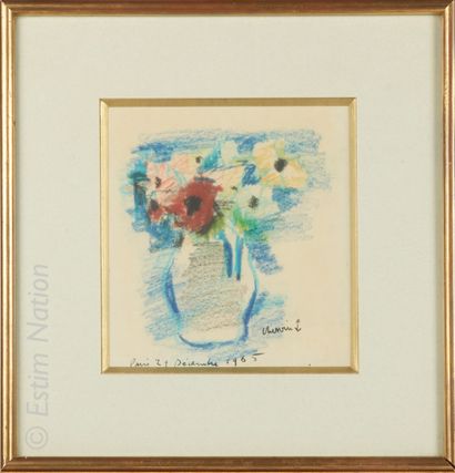 ART CONTEMPORAIN - CHERVIN Louis CHERVIN (1905-1969)



Nature morte au vase fleuri



Pastel...