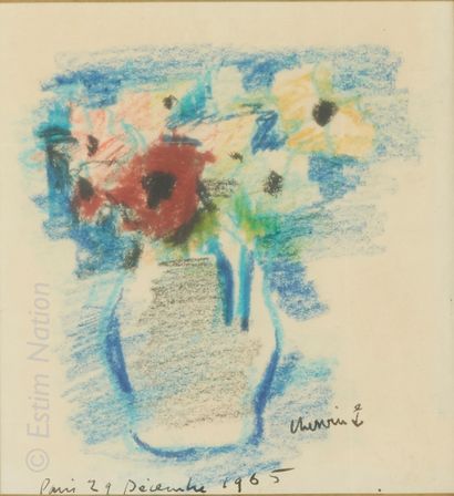 ART CONTEMPORAIN - CHERVIN Louis CHERVIN (1905-1969)



Nature morte au vase fleuri



Pastel...