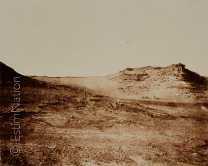 Félix TEYNARD (Français, 1817-1892) Environs de Ouadi-Halfah - Vue du désert près...