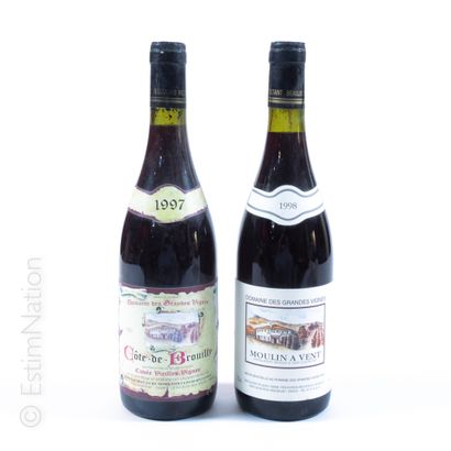 BEAUJOLAIS BEAUJOLAIS


2 bouteilles : 1 MOULIN A VENT 1998 Domaine des Grandes Vignes,...