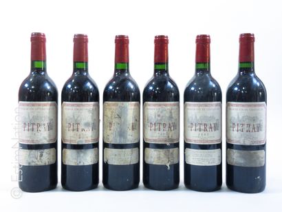 VINS DIVERS VINS DIVERS


6 bouteilles COTES DE CASTILLON 2002 Pitray


(étiquettes...