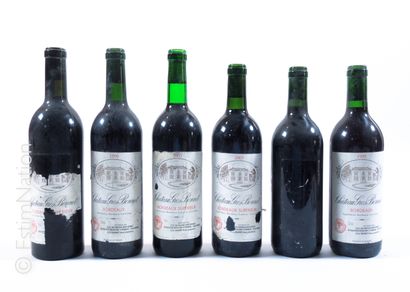 BORDEAUX 
BORDEAUX





6 bouteilles : 5 CHÂTEAU GROS BONNET Bordeaux 2003 (2), 1999...