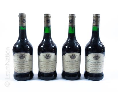 VINS DIVERS VINS DIVERS


4 bouteilles DOMAINE JEAN-CROI 1990 Gamay


(étiquettes...