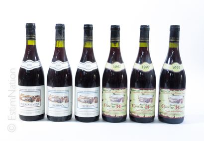 RHÔNE 
RHÔNE





6 bouteilles : 3 CÔTE DE BROUILLY 1997 Domaine des Grandes Vignes,...