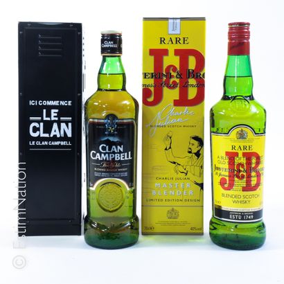 Whisky WHISKY


2 bouteilles : 1 WHISKY J&B Rare, 1 WHISKY CLAN CAMPBELL The Noble...